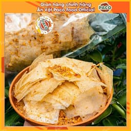 [HƯƠNG VỊ MỚI] bánh tráng lá dẻo tỏi phi thơm lừng HƯƠNG VỊ ĐỘC QUYỀN PACO FOOD vị ăn cực dính không ngán ăn vặt xu hướn 3