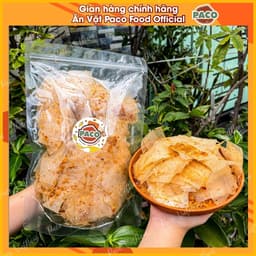 [HƯƠNG VỊ MỚI] bánh tráng lá dẻo tỏi phi thơm lừng HƯƠNG VỊ ĐỘC QUYỀN PACO FOOD vị ăn cực dính không ngán ăn vặt xu hướn 2