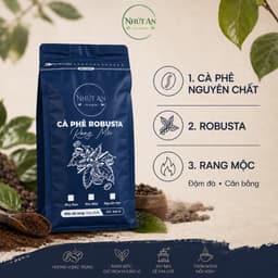 Cà Phê Xay Robusta Đặc Sản Đắk Lắk - Cà Phê Pha Phin, Pha Máy Đậm Đà, Hương Thơm Tự Nhiên 500g/1kg - Nhứt An 4