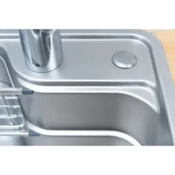 Chậu Rửa Bát NOBINOX LIKEN NL792D Inox 304 830x500mm Vân Linen Chống Xước Gờ Hạ Bậc Phụ Kiện Trượt Lòng Sâu 23cm 6