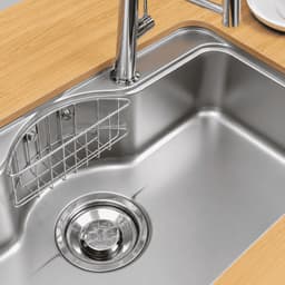Chậu Rửa Bát NOBINOX LIKEN NL792D Inox 304 830x500mm Vân Linen Chống Xước Gờ Hạ Bậc Phụ Kiện Trượt Lòng Sâu 23cm 7