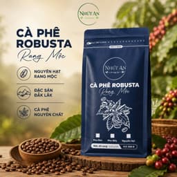 Cà Phê Hạt Robusta Đặc Sản Đắk Lắk - Hạt Cà Phê Đặc Sản Pha Phin, Pha Máy, Hương Thơm Tự Nhiên, Vị Đậm Đà  - Nhứt An 5