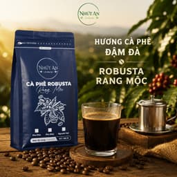 Cà Phê Hạt Robusta Đặc Sản Đắk Lắk - Hạt Cà Phê Đặc Sản Pha Phin, Pha Máy, Hương Thơm Tự Nhiên, Vị Đậm Đà  - Nhứt An 2
