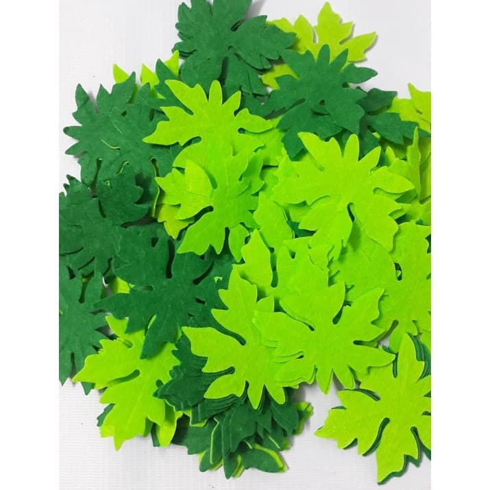 LÁ DẠ NỈ LÁ PHONG – LÁ HOA HỒNG 7–8CM – 50/30/20 LÁ PHỤ KIỆN HANDMADE – TRANG TRÍ – SCRAPBOOK – DIY, STEM 🍁🌹