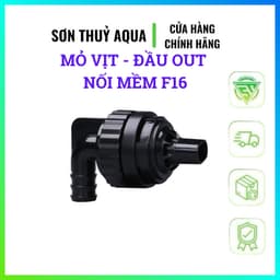 Mỏ vịt đầu out hồ lọc vách | Đầu xả hồ lọc vách 360 độ 3
