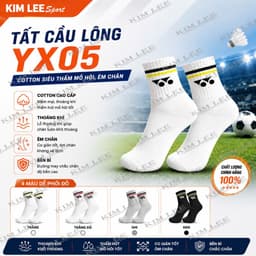 Tất Yonex thêu loại 1 đủ màu sắc - Chống mùi , mềm mại , thấm hút mồ hôi cực tốt 7