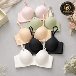 (Được chọn màu)áo su đúc nâng 5 phân, áo lót mặc áo dài, áo ngực mặc áo dài, áo su nâng dày không gọng 5