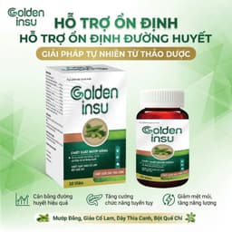 ✅ Viên uống tiểu đường Golden Insu Hộp 30 Viên [Chính Hãng Cao Cấp] ✅ Hạ an đường huyết chống biến chứng tiểu đường 4