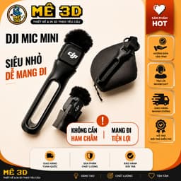 Tay Cầm Cho DJI Mic Mini Không Cần Nam Châm [Mê 3D] 1