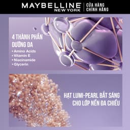 Kem nền bắt sáng Superstay Lumi Matte 30H che phủ siêu nhẹ mặt Maybelline New York 35ml.( mới) 6
