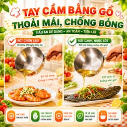 Nồi Quánh inox 304 mini đa năng nấu bột ăn dặm, cháo, mì, sữa tay cầm gỗ, Combo chảo mini dùng cho bếp từ, gas 2