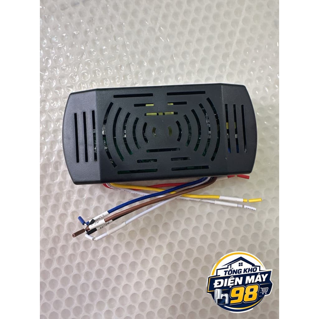 MẠCH ĐIỀU KHIỂN QUẠT TRẦN ADT động cơ DC có đèn - bộ mạch hộp chữ nhật