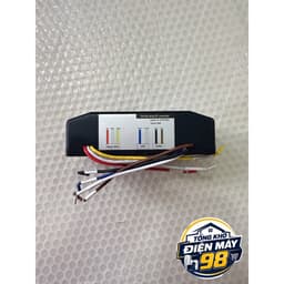 MẠCH ĐIỀU KHIỂN QUẠT TRẦN ADT động cơ DC có đèn - bộ mạch hộp chữ nhật 2