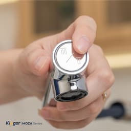 Vòi Rửa Bát Kluger KLF0013SC Dây Rút Nóng Lạnh Xoay 360° 2 Chế Độ Chrome Chính Hãng 7