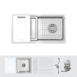 Chậu Rửa Bát Konox Tari 780SM Inox SUS304 1 Hố Cao Cấp 78x43cm Kèm Full Phụ Kiện Chính Hãng 3