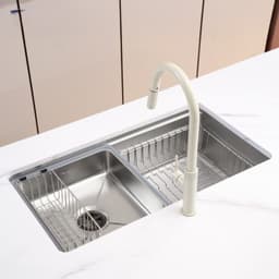 Chậu Rửa Bát Konox Tari 780SM Inox SUS304 1 Hố Cao Cấp 78x43cm Kèm Full Phụ Kiện Chính Hãng 8