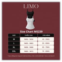 [Có Bigsize 45-85kg] Áo 2 Dây Cái Nút Kèm Mút Ôm Body Áo Thun Hai Dây Dáng Ôm Body Sexy LIMO MS239 9