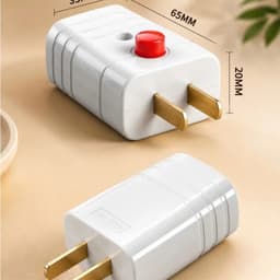 Phích Cắm Điện Có Công Tắc - Phích Cắm Có Công Tắc Hạn Chế Tia Lửa Điện 10A 250VCC, Chân Cắm Chắc Chắn. 5