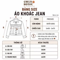 Áo Khoác Jean Nữ Dáng Lửng CHEZI HOUSE – Form Hàn Đẹp, Style Retro #J8037-39 – Xanh Denim/Xanh Nhạt 7