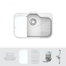 Chậu Rửa Bát Konox Tari 7851SM Inox SUS304 1 Hố Bề Mặt Mịn Lắp Âm/Lắp Dương Kèm Phụ Kiện Chính Hãng 6