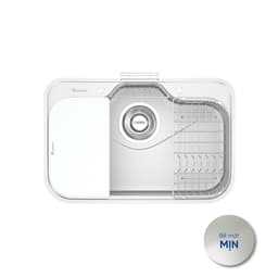 Chậu Rửa Bát Konox Tari 7851SM Inox SUS304 1 Hố Bề Mặt Mịn Lắp Âm/Lắp Dương Kèm Phụ Kiện Chính Hãng 3