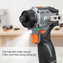 Máy Chuyên Vít Trượt Pin Fuho FH-VT75PRO, Lực Siết 75Nm, 24 Cấp Trượt, Gọn Nhẹ Tiện Lợi, Động Cơ Không Chổi Than 7