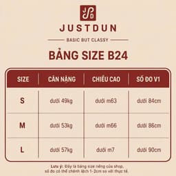 [BẢN PREMIUM] Áo Thun Nữ Ôm Body Cổ Tròn JUSTDUN Cotton Mềm Mịn B24 Thoáng Mát 2