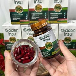 Golden Insu Hộp 30 Viên Chính Hãng Cao Cấp - Viên uống tiểu đường hạ an đường huyết phòng chống biến chứng tiểu đường 3