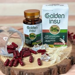 Golden Insu Hộp 30 Viên Chính Hãng Cao Cấp - Viên uống tiểu đường hạ an đường huyết phòng chống biến chứng tiểu đường 5