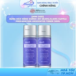 [Mini Size] Nước Hoa Hồng Dưỡng Ẩm Dears,Klairs Supple Preparation Unscented Toner 30ml 1