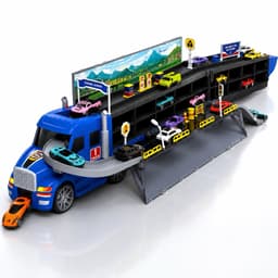 Đường đua oto trên xe tải ,mô hình mô phỏng đua xe cho cho bé , dễ gấp gọn , cất giữ 2