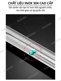 Kẹp Gắp Thức Ăn Inox 304 Chống Gỉ Nhựa PP Nhiều Màu Nhiều Kích Cỡ HIKARU DT250600301 9