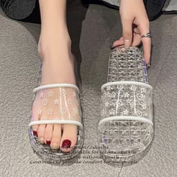 Dép nữ đi trong nhà 🌏FREE SHIP🌎 dép nhựa quai ngang đi trong nhà vệ sinh chống trơn trượt (Tuyển Sỉ) 5