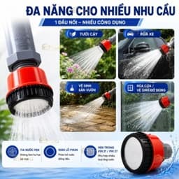 Đầu Sen Tăng Áp 1000 Lỗ – Vòi Sen Phun Tia Siêu Mịn, Dòng Nước Đều, Tiết Kiệm Nước, Ren 21 Dễ Dàng Lắp Đặt 4