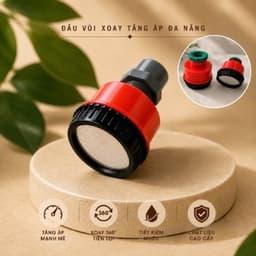 Đầu Sen Tăng Áp 1000 Lỗ – Vòi Sen Phun Tia Siêu Mịn, Dòng Nước Đều, Tiết Kiệm Nước, Ren 21 Dễ Dàng Lắp Đặt 9