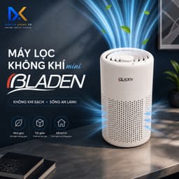 Máy Lọc Không Khí Mini Cao Cấp BLADEN – 2in1 Lọc Bụi Mịn, Khử Mùi, Khuếch Tán Tinh Dầu Cho Phòng Nhỏ 2