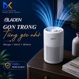 Máy Lọc Không Khí Mini Cao Cấp BLADEN – 2in1 Lọc Bụi Mịn, Khử Mùi, Khuếch Tán Tinh Dầu Cho Phòng Nhỏ 8