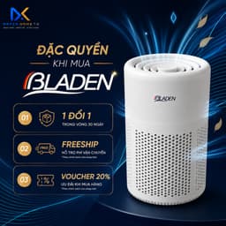 Máy Lọc Không Khí Mini Cao Cấp BLADEN – 2in1 Lọc Bụi Mịn, Khử Mùi, Khuếch Tán Tinh Dầu Cho Phòng Nhỏ 1