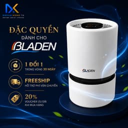 Máy Lọc Không Khí BLADEN 2in1 – Lọc Bụi Mịn, Khử Mùi & Khuếch Tán Tinh Dầu Cho Không Gian Rộng 1