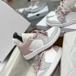 GIÀY TRẮNG HỒNG THỂ THAO NỮ TRẮNG XÁM HOTTREND DỄ THƯƠNG hỗ trợ đổi size 5