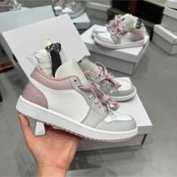 GIÀY TRẮNG HỒNG THỂ THAO NỮ TRẮNG XÁM HOTTREND DỄ THƯƠNG hỗ trợ đổi size 8