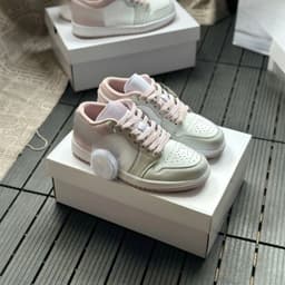 GIÀY TRẮNG HỒNG THỂ THAO NỮ TRẮNG XÁM HOTTREND DỄ THƯƠNG hỗ trợ đổi size 1