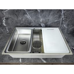 Chậu Rửa Chén Konox Tari 7648SM 1 Hố Inox 304 Cao Cấp 76x48cm Chính Hãng Bảo Hành 10 Năm 8