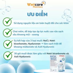 [CHÍNH HÃNG] Muối biển Otosan Nasal Wash - Hộp 30 gói dung dịch mũi vệ sinh mũi hàng ngày 6