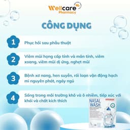 [CHÍNH HÃNG] Muối biển Otosan Nasal Wash - Hộp 30 gói dung dịch mũi vệ sinh mũi hàng ngày 7