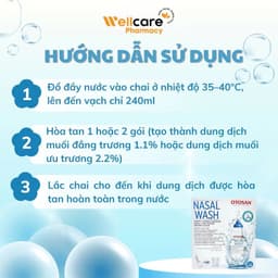 [CHÍNH HÃNG] Muối biển Otosan Nasal Wash - Hộp 30 gói dung dịch mũi vệ sinh mũi hàng ngày 3