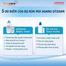 [CHÍNH HÃNG] Muối biển Otosan Nasal Wash - Hộp 30 gói dung dịch mũi vệ sinh mũi hàng ngày 4