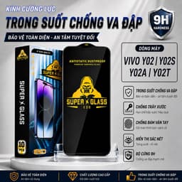 Kính cường lực Vivo Y02S, Y02,Y02T,Y02A cao cấp thế hệ mới full màn miếng dán bảo vệ màn hình điện thoại 1