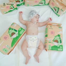 [ Combo mua 3 tặng 1 ] Tã/bỉm BB NATURE cho bé đủ size NB60,S56,M52,M48,L44,XL40,XXL38,XXXL34 6