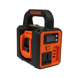 Bộ chuyển nguồn HUKAN G2-INI2102LI, Chuyển pin 21V - 220V, Tích hợp đèn LED - cổng sạc USB/Type-C 4